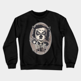 Edgar Poe reincarnation / brown edition Crewneck Sweatshirt